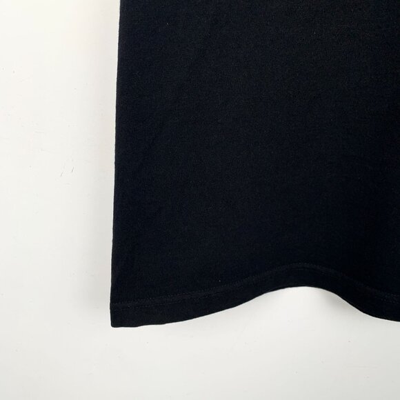 Bottega Veneta Black Cotton Round-Neck Short-Sleeved T-Shirt Size M Made In Ital - Picture 4 of 6